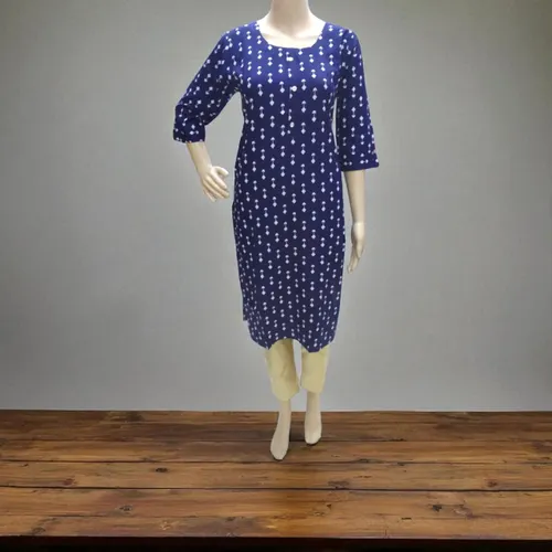 Rayon kurthi-A01865